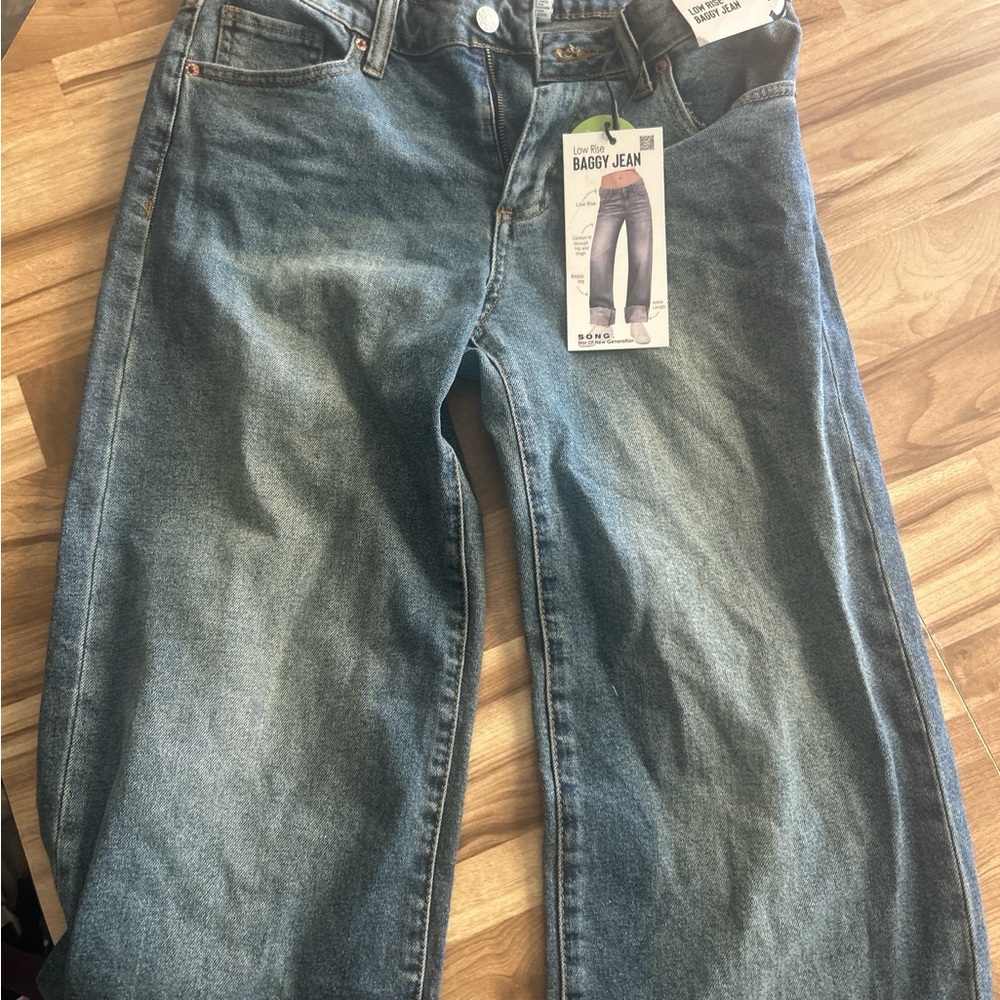 Men's Blue Baggy Jeans